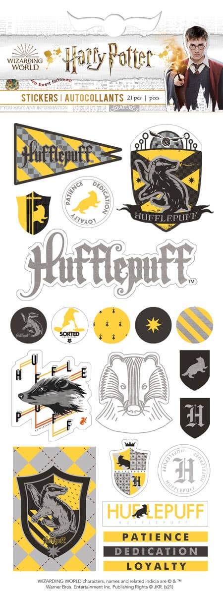 Hufflepuff House Pride Enamel Sticker - Olleke Wizarding Shop Amsterdam Brugge London