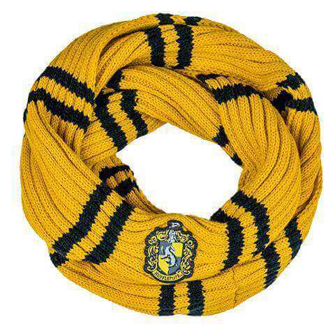 Hufflepuff Infinity Scarf - Olleke Wizarding Shop Amsterdam Brugge London