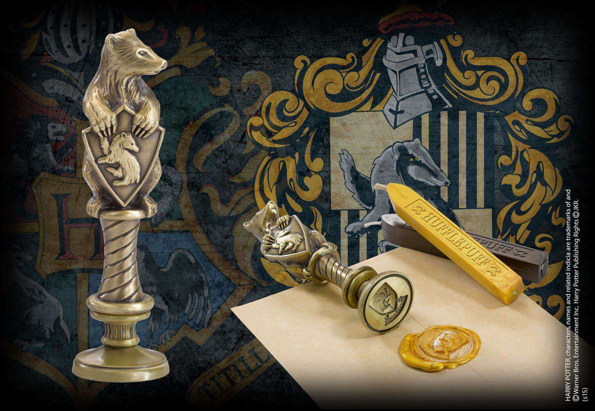 Hufflepuff Wax Seal - Olleke Wizarding Shop Amsterdam Brugge London