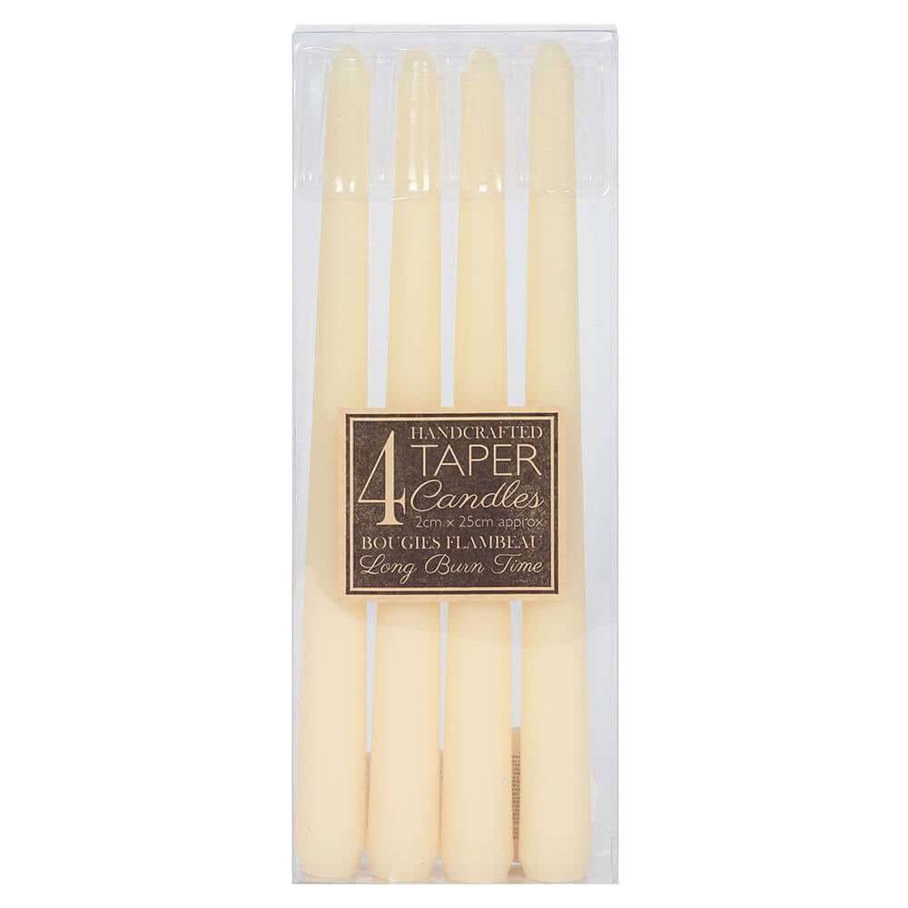 Ivory Taper Candles Pack of 4 - Olleke Wizarding Shop Amsterdam Brugge London