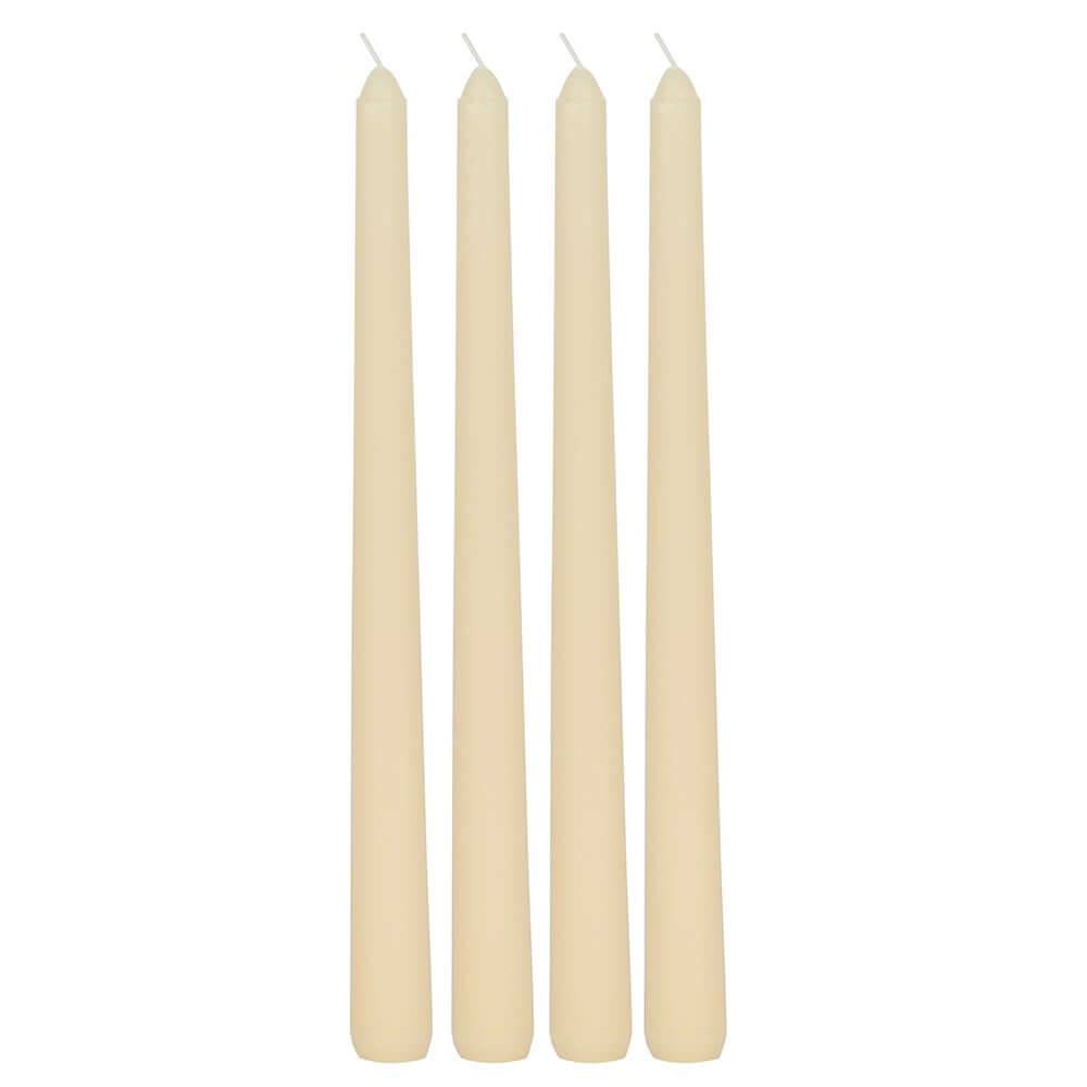 Ivory Taper Candles Pack of 4 - Olleke Wizarding Shop Amsterdam Brugge London