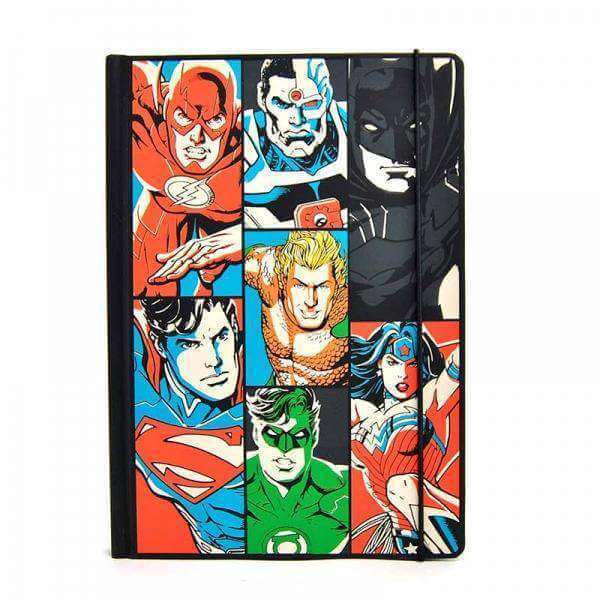 Justice League A5 Notebook - Justice League - Olleke Wizarding Shop Amsterdam Brugge London