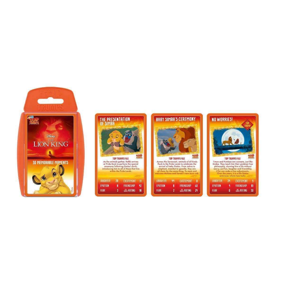 Lion King Top Trumps - Olleke Wizarding Shop Amsterdam Brugge London