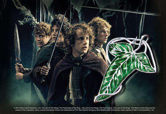 Lord of the Rings - Elven broche - Olleke Wizarding Shop Amsterdam Brugge London