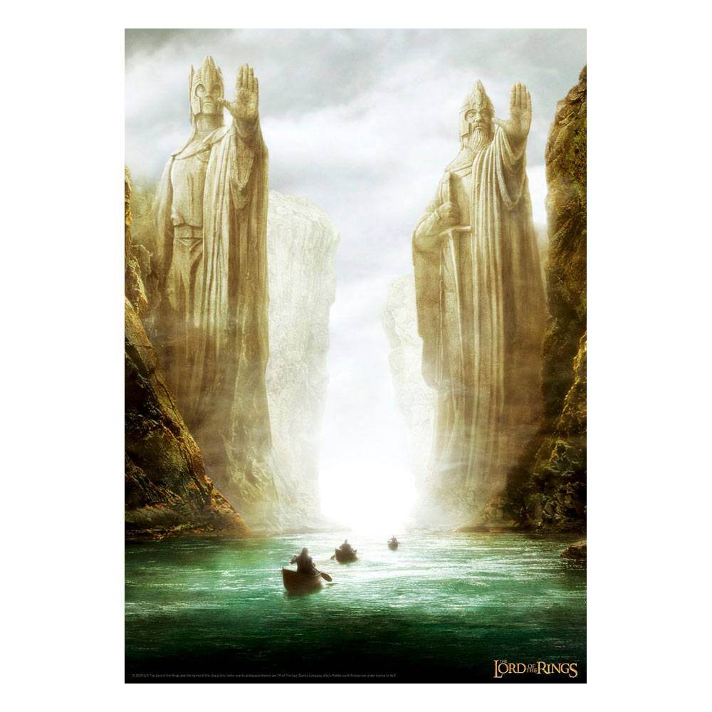 Lord of the Rings Art Print The Gates Limited Edition - Olleke Wizarding Shop Amsterdam Brugge London