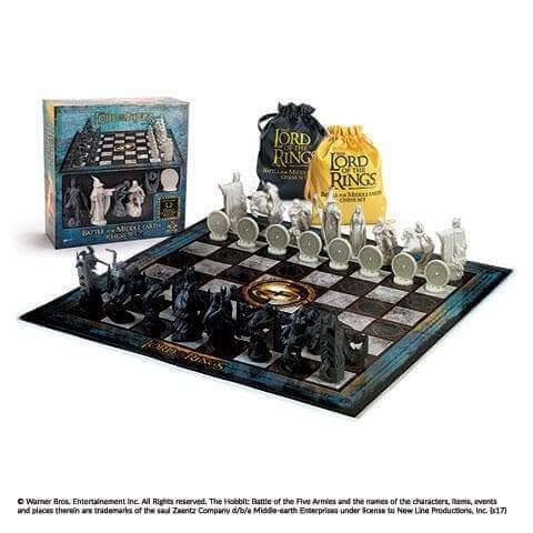 Lord of the rings Chess Set: Battle for Middle-Earth - Olleke Wizarding Shop Amsterdam Brugge London