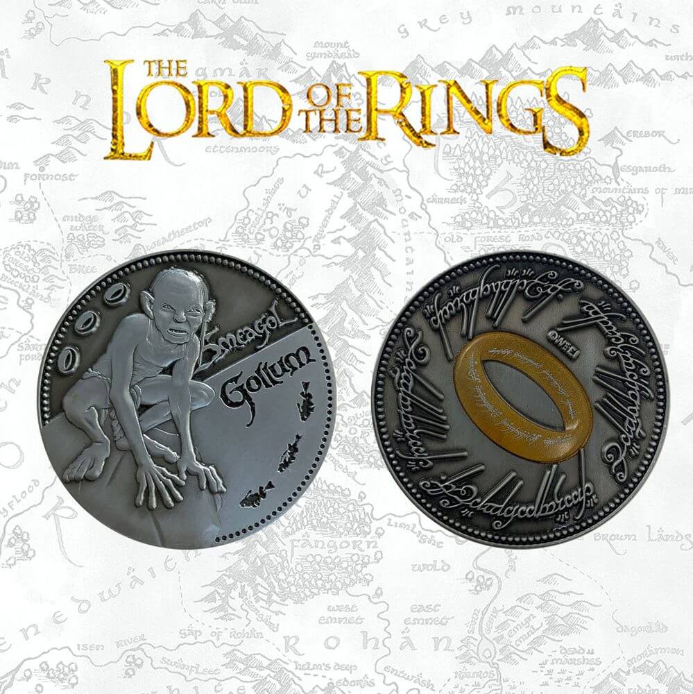 Lord of the Rings Collectable Coin Gollum Limited Edition - Olleke Wizarding Shop Amsterdam Brugge London