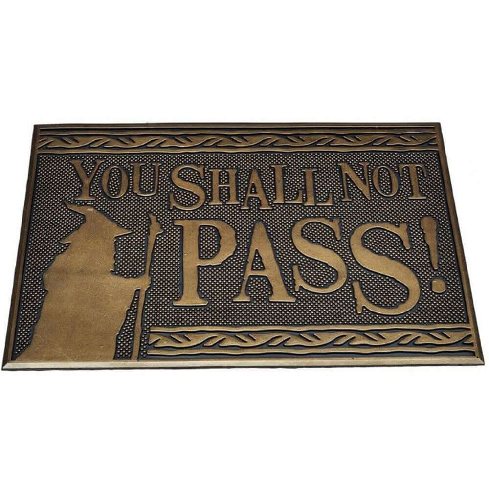 Lord of the Rings Doormat You Shall Not Pass - Olleke Wizarding Shop Amsterdam Brugge London