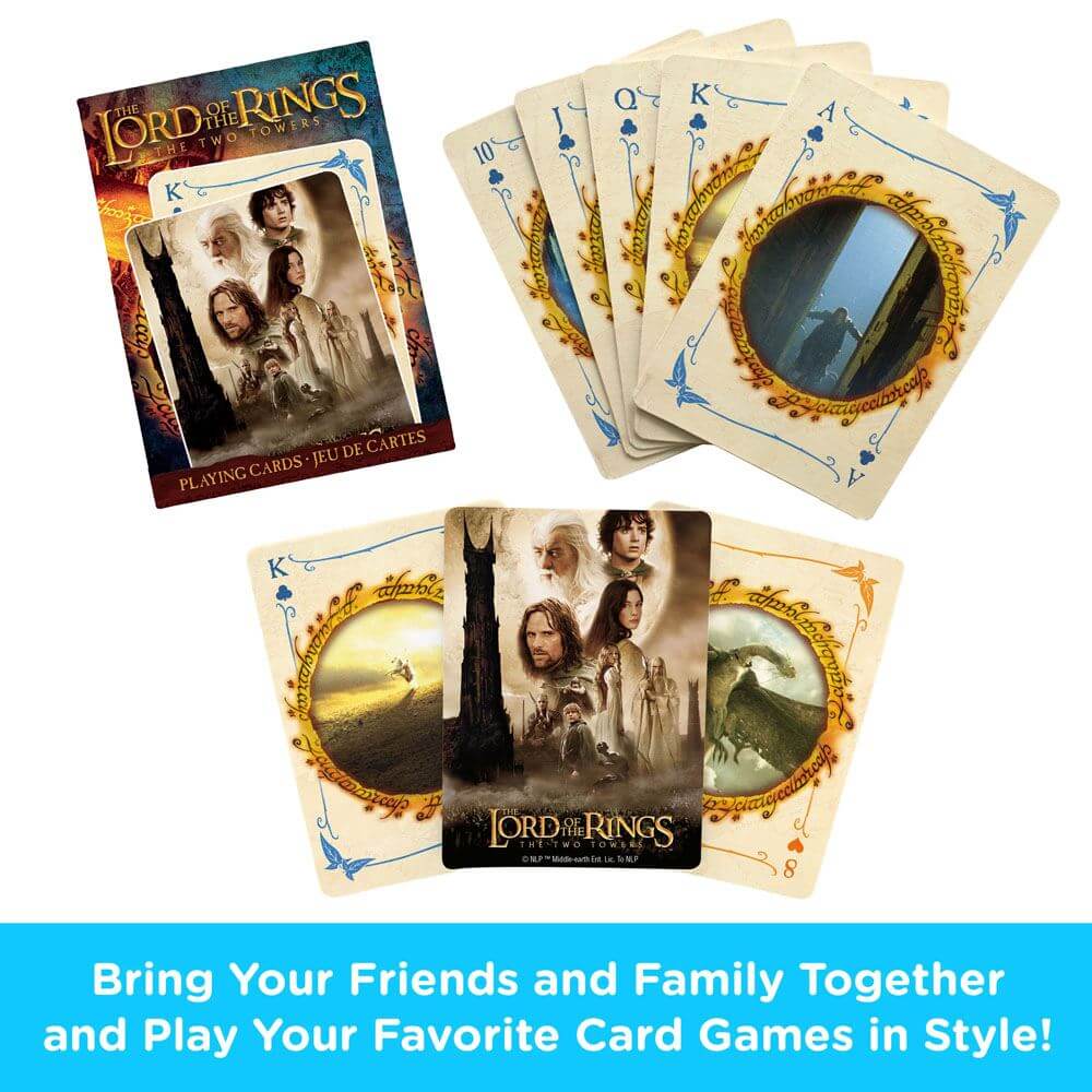 Lord of the Rings Playing Cards The Two Towers - Olleke Wizarding Shop Amsterdam Brugge London