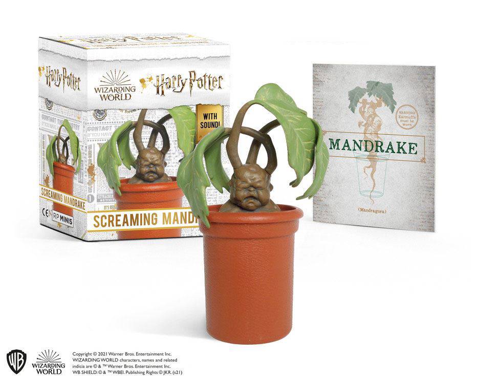 Harry Potter Screaming Mandrake: With Sound! - Olleke Wizarding Shop Amsterdam Brugge London