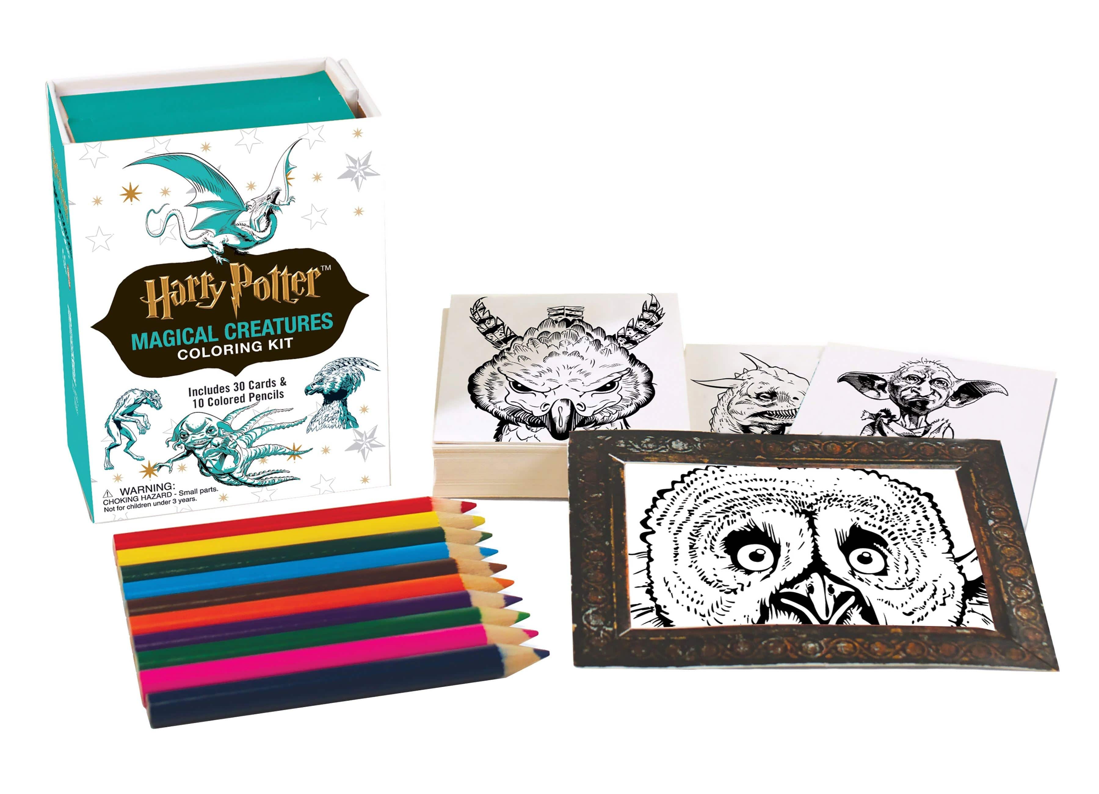 Harry Potter Magical Creatures Coloring Kit - Olleke Wizarding Shop Amsterdam Brugge London