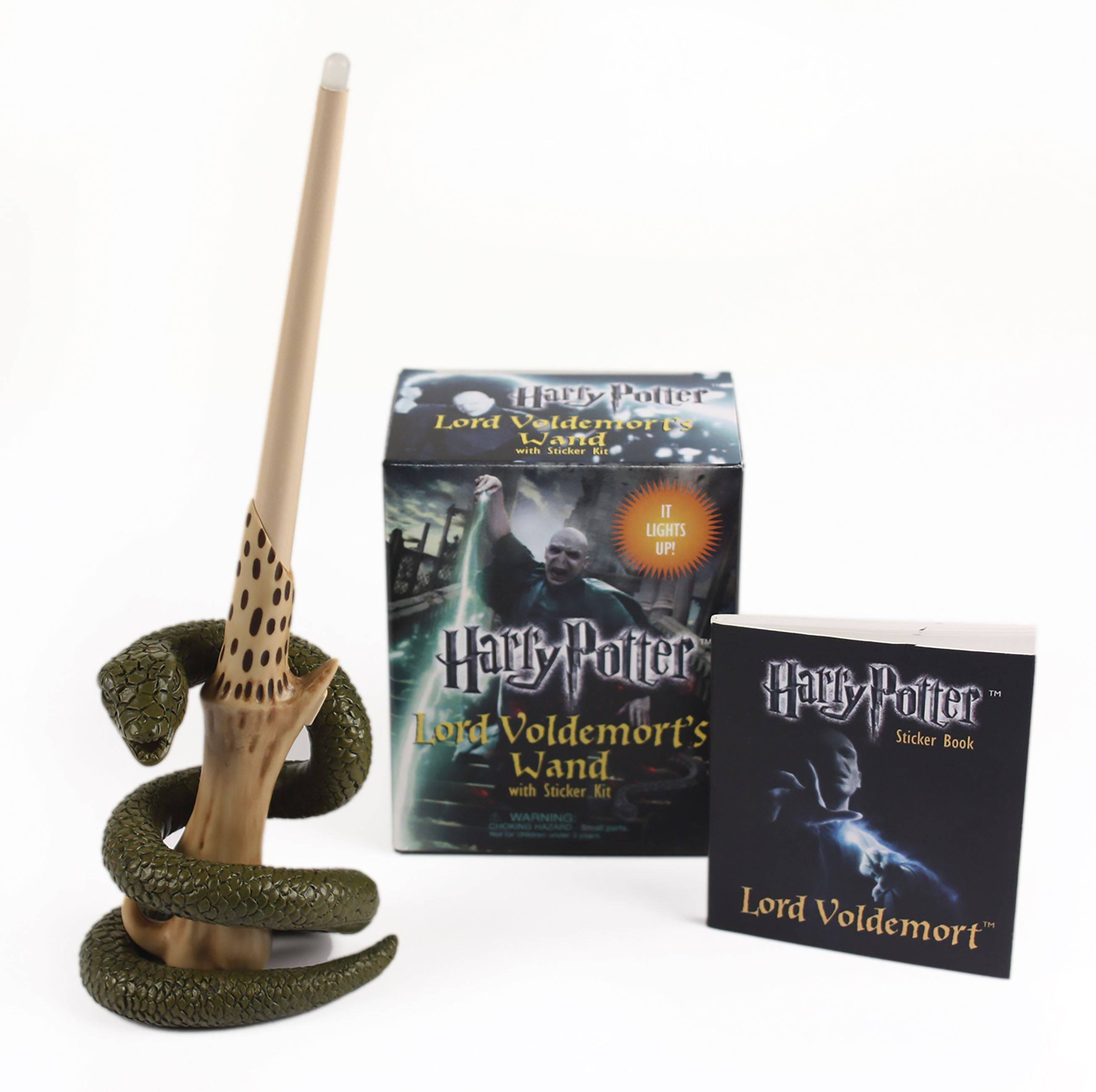 Harry Potter Voldemort's Wand with Sticker Kit - Olleke Wizarding Shop Amsterdam Brugge London