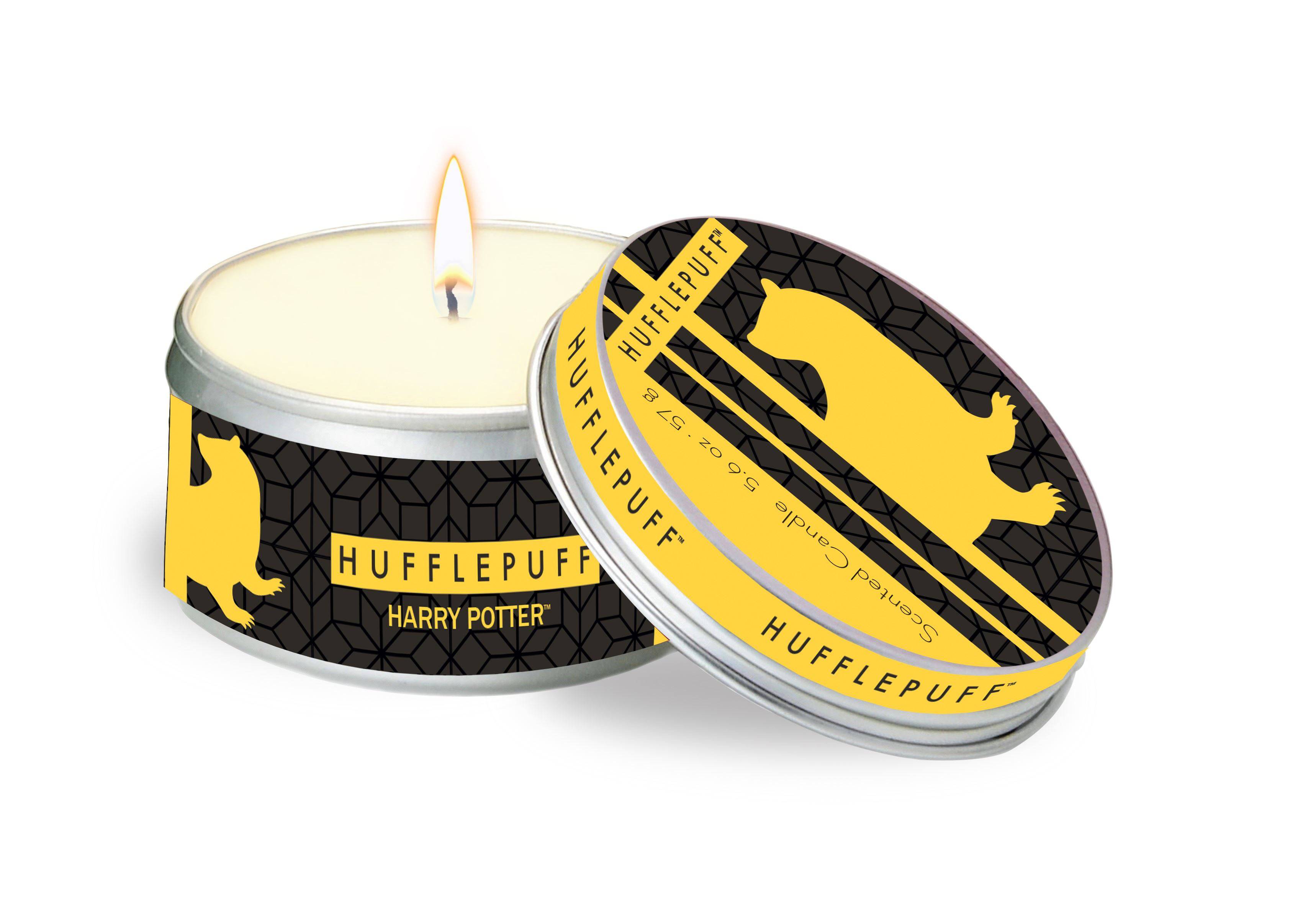 Harry Potter Hufflepuff Scented Tin Candle - Olleke Wizarding Shop Amsterdam Brugge London