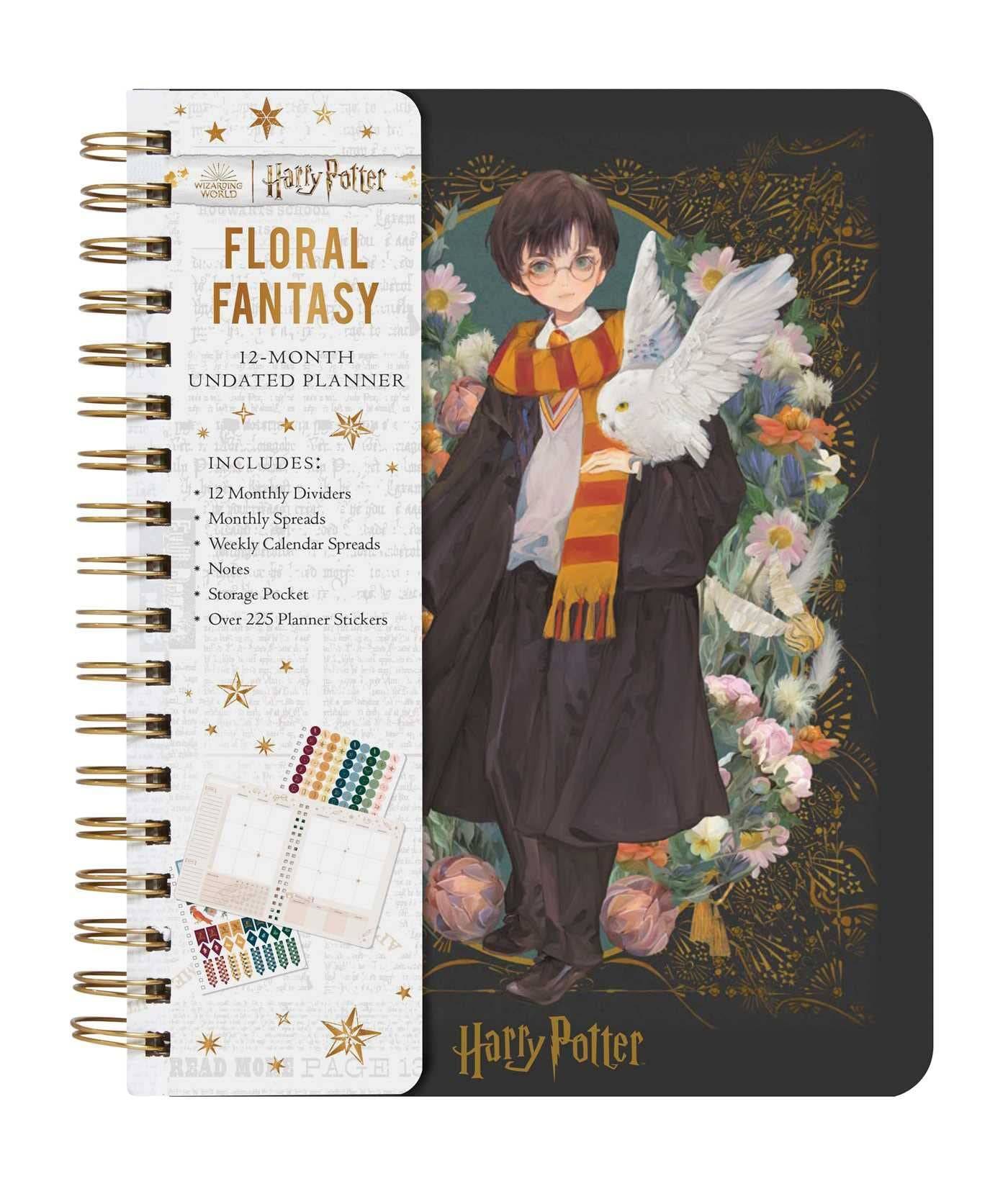 Harry Potter: Anime Fantasy 12 Month Undated Planner - Olleke Wizarding Shop Amsterdam Brugge London