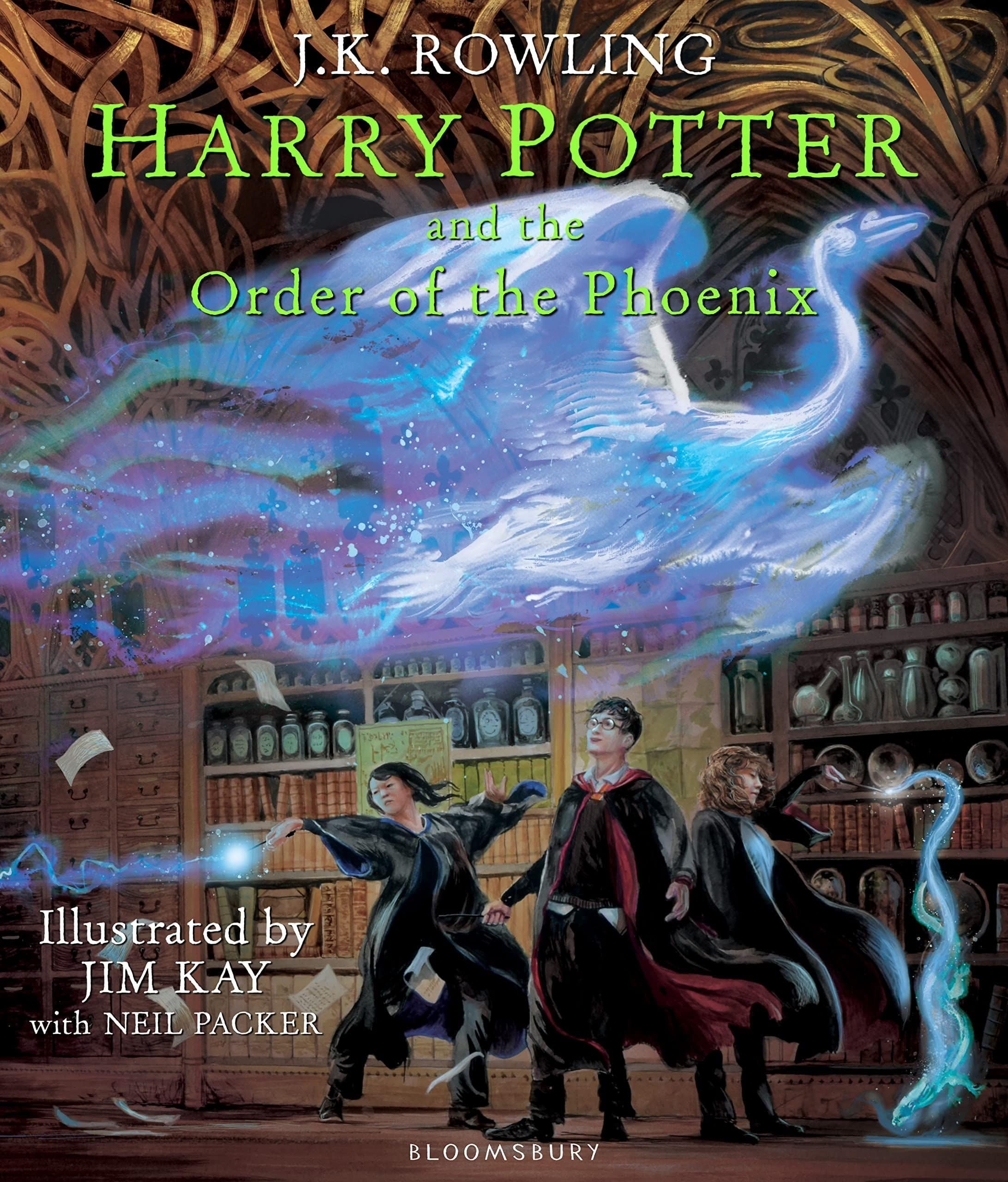 Harry Potter and the Order of the Phoenix Illustrated Edition - Olleke Wizarding Shop Amsterdam Brugge London