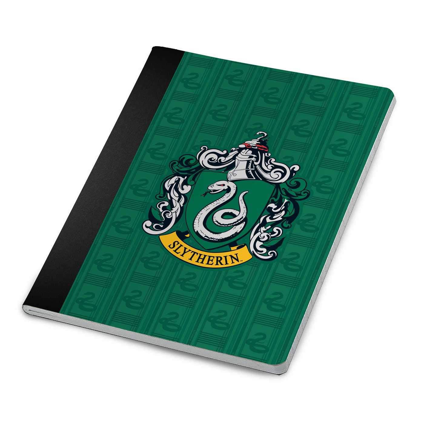 Harry Potter: Slytherin Notebook and Page Clip Set - Olleke Wizarding Shop Amsterdam Brugge London