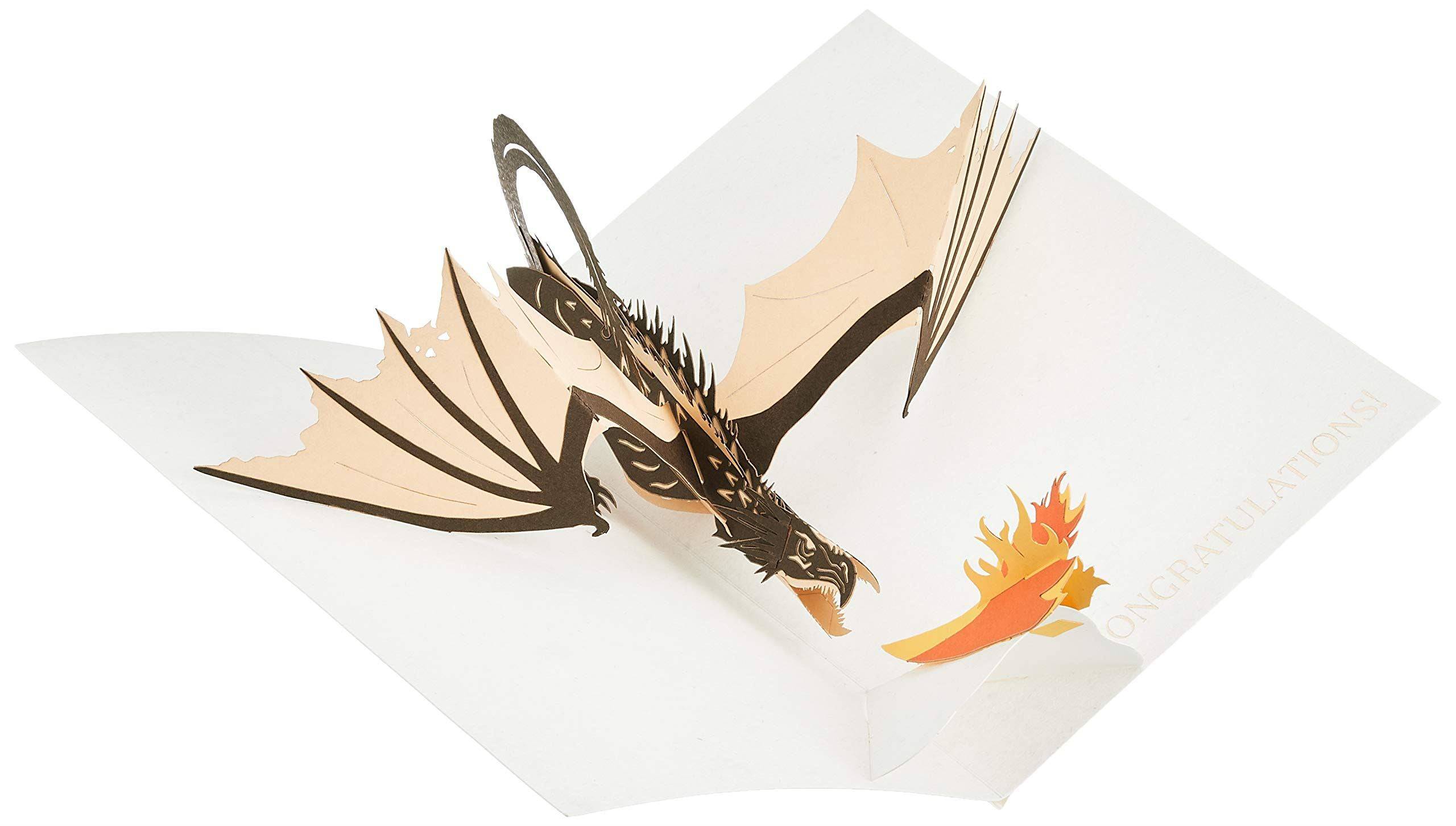 Harry Potter: Hungarian Horntail Pop-Up Card - Olleke Wizarding Shop Amsterdam Brugge London