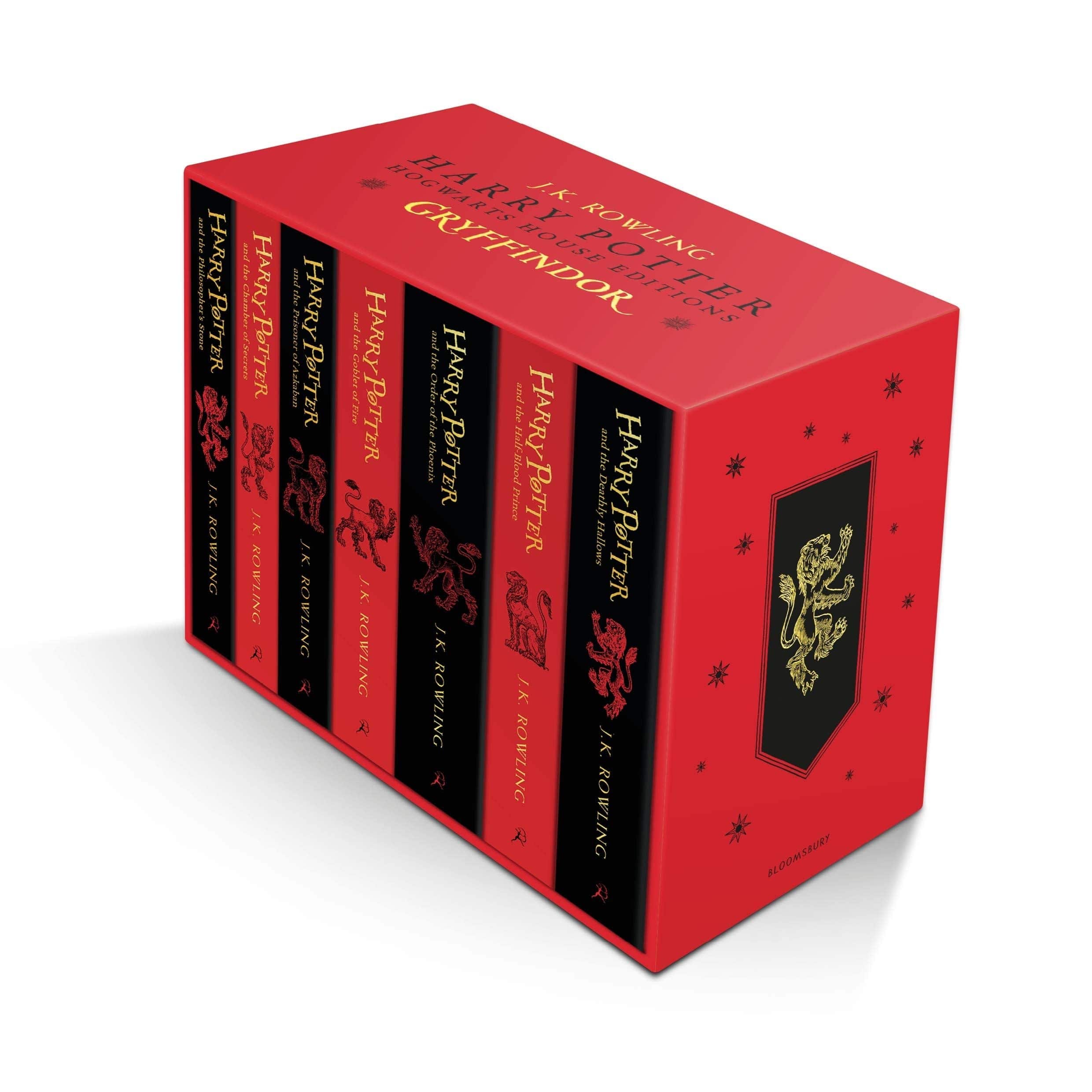 Harry Potter Gryffindor House Editions Paperback Box Set - Olleke Wizarding Shop Amsterdam Brugge London