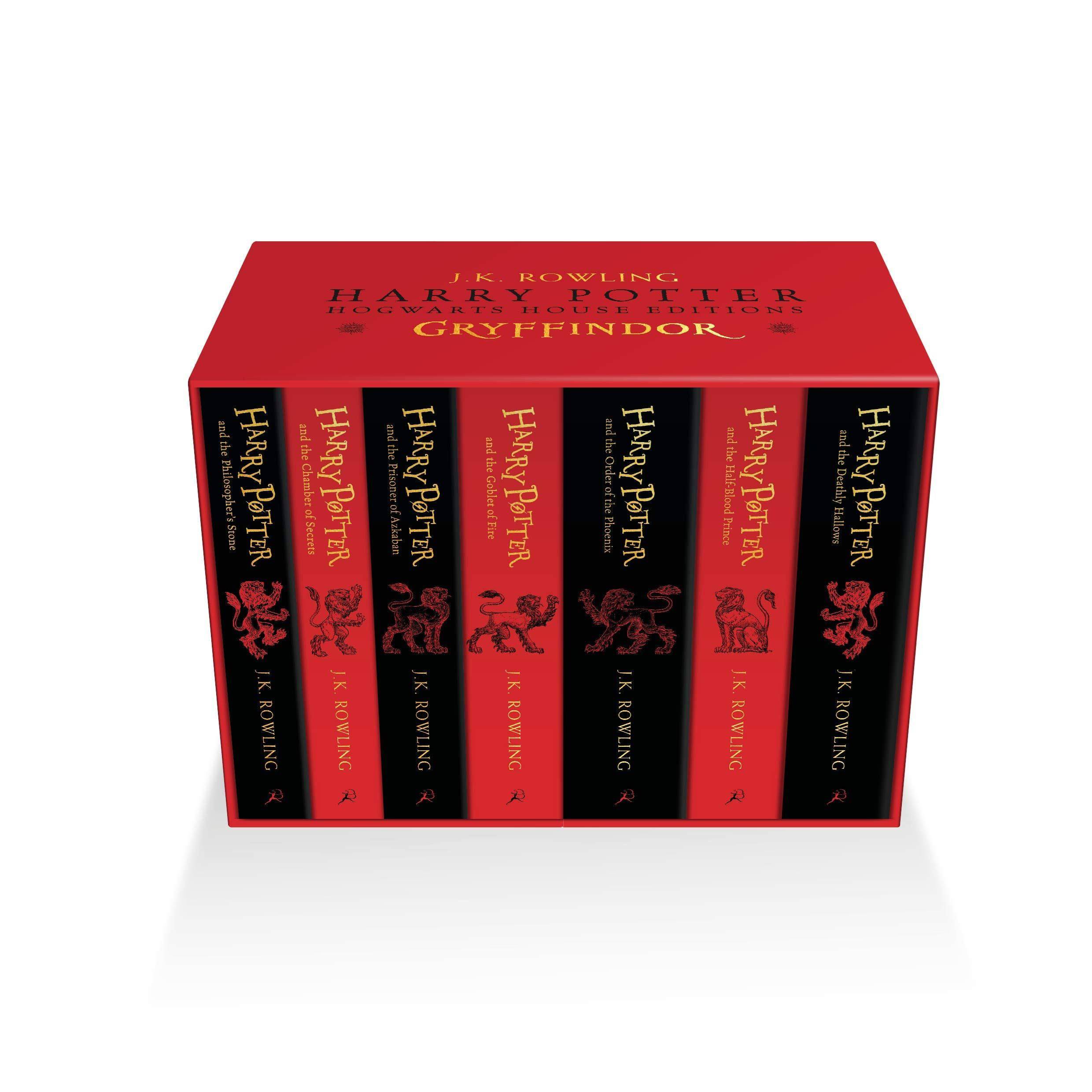 Harry Potter Gryffindor House Editions Paperback Box Set - Olleke Wizarding Shop Amsterdam Brugge London