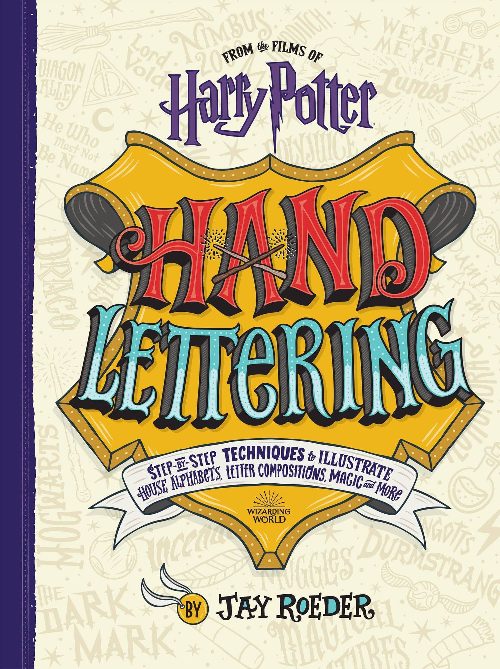 Harry Potter Hand Lettering - Olleke Wizarding Shop Amsterdam Brugge London