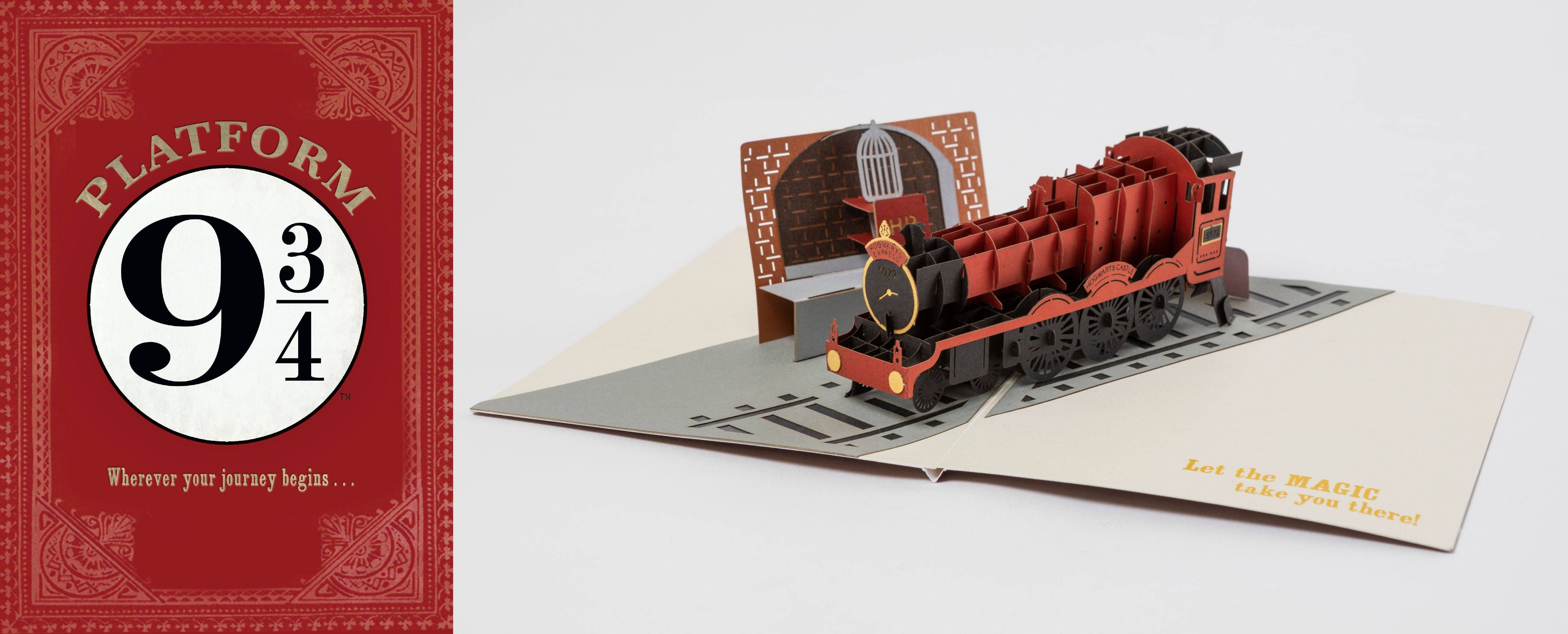 Harry Potter: Hogwarts Express Pop-Up Card - Olleke Wizarding Shop Amsterdam Brugge London