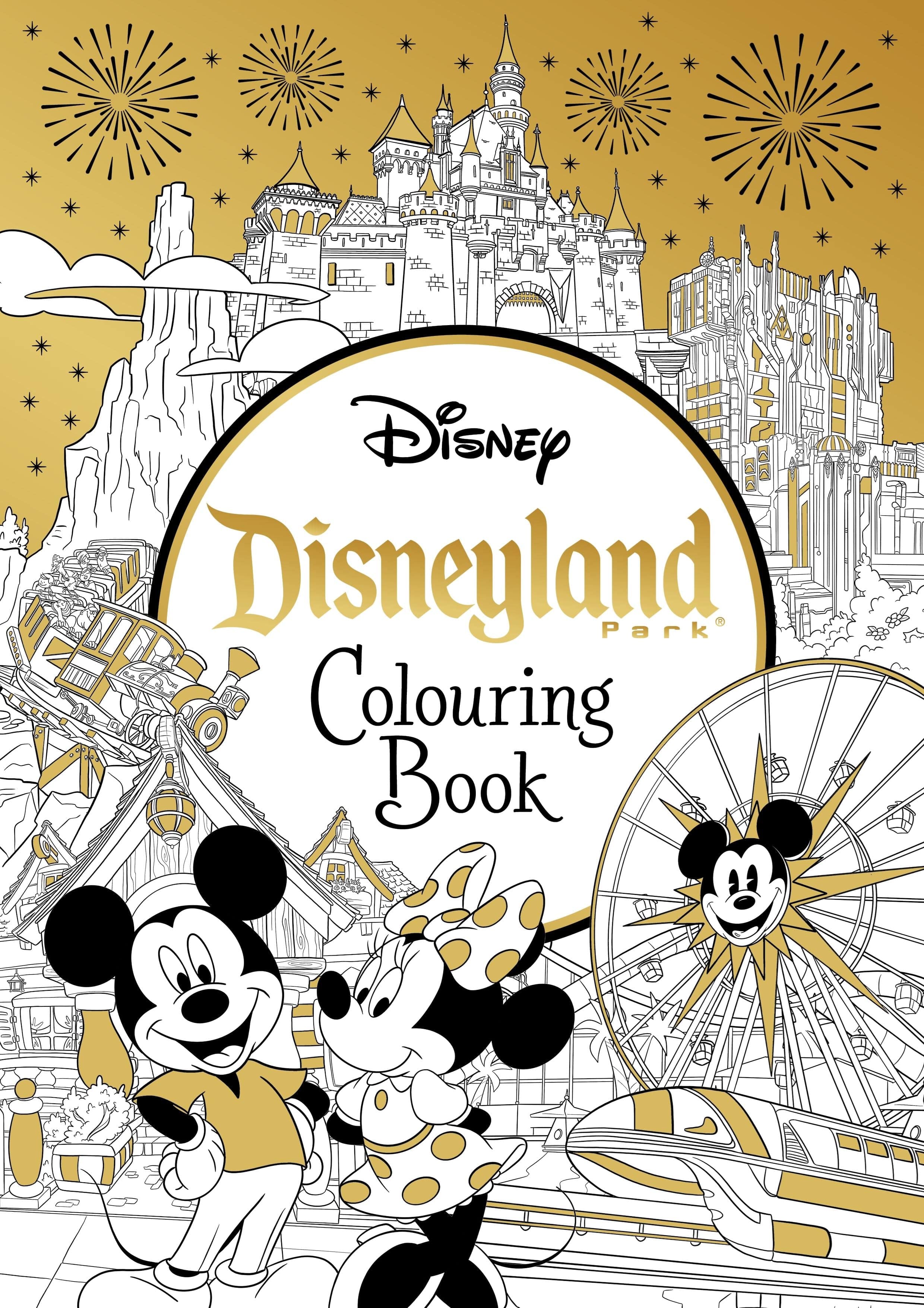 Disneyland Parks Colouring Book - Olleke Wizarding Shop Amsterdam Brugge London