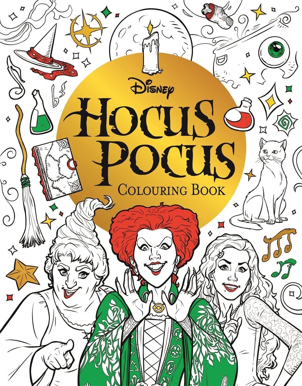 Disney Hocus Pocus Colouring Book - Olleke Wizarding Shop Amsterdam Brugge London