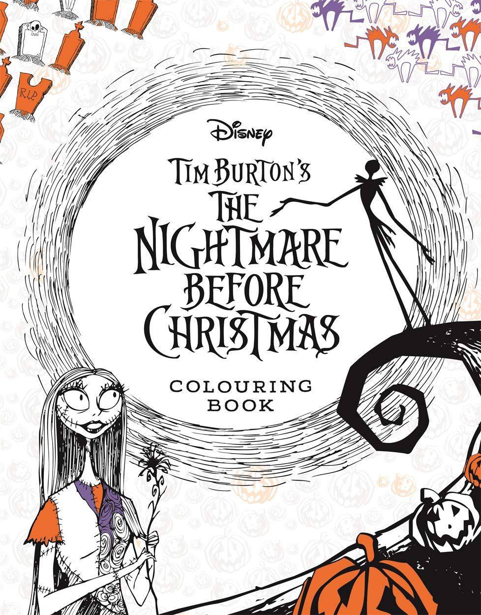 Disney Tim Burton's The Nightmare Before Christmas Colouring Book - Olleke Wizarding Shop Amsterdam Brugge London