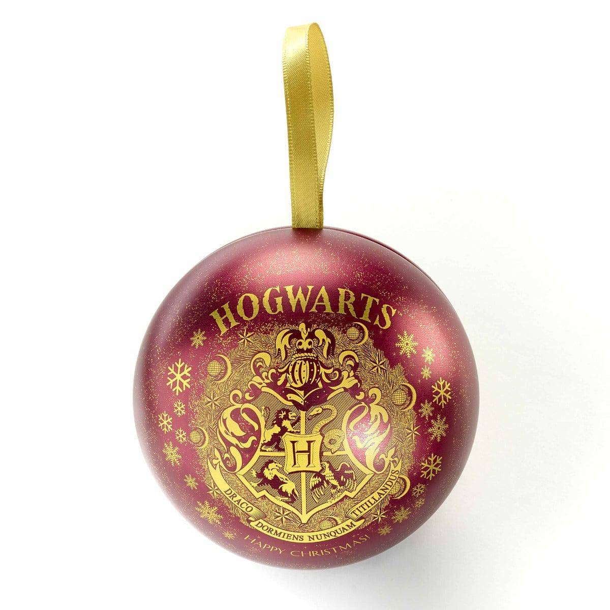 Harry Potter Hogwarts Crest Red Bauble with Time Turner Necklace - Olleke Wizarding Shop Amsterdam Brugge London