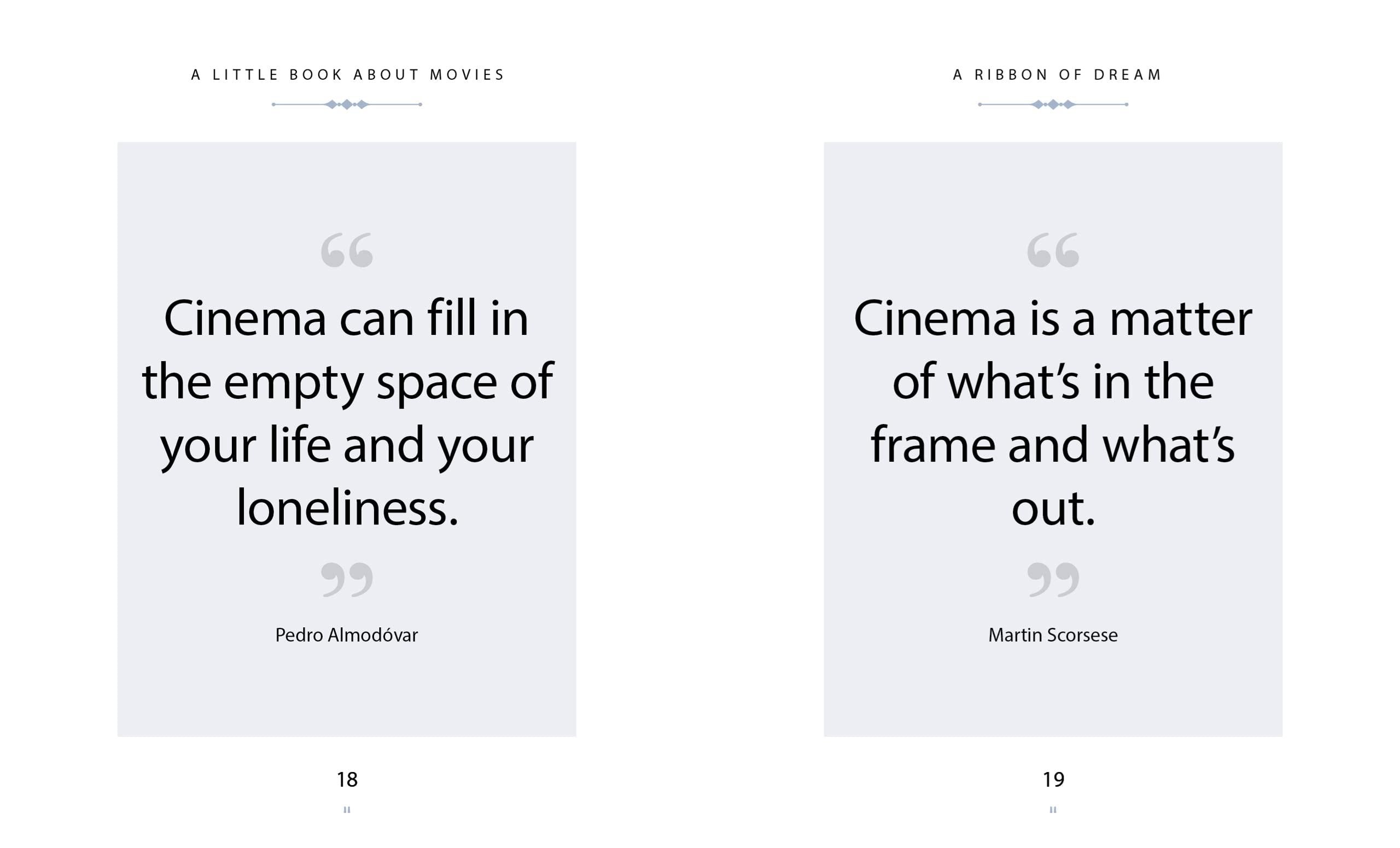 A Little Book About Movies Quotes for the Cinephile in Your Life - Olleke Wizarding Shop Amsterdam Brugge London