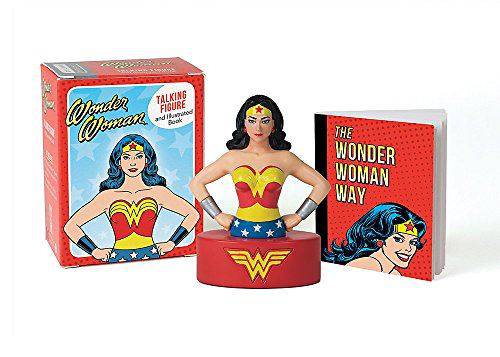 Wonder Woman Talking Figure and Illustrated Book - Olleke Wizarding Shop Amsterdam Brugge London