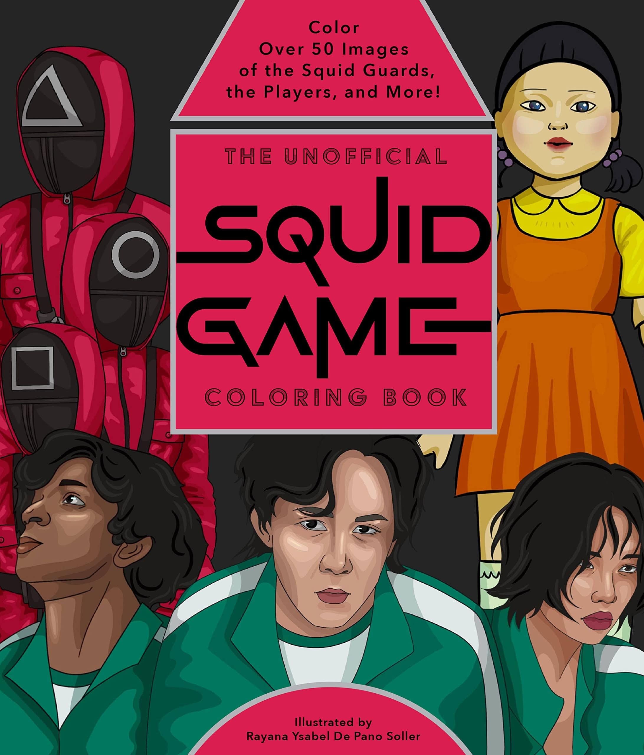 The Unofficial Squid Game Coloring Book - Olleke Wizarding Shop Amsterdam Brugge London