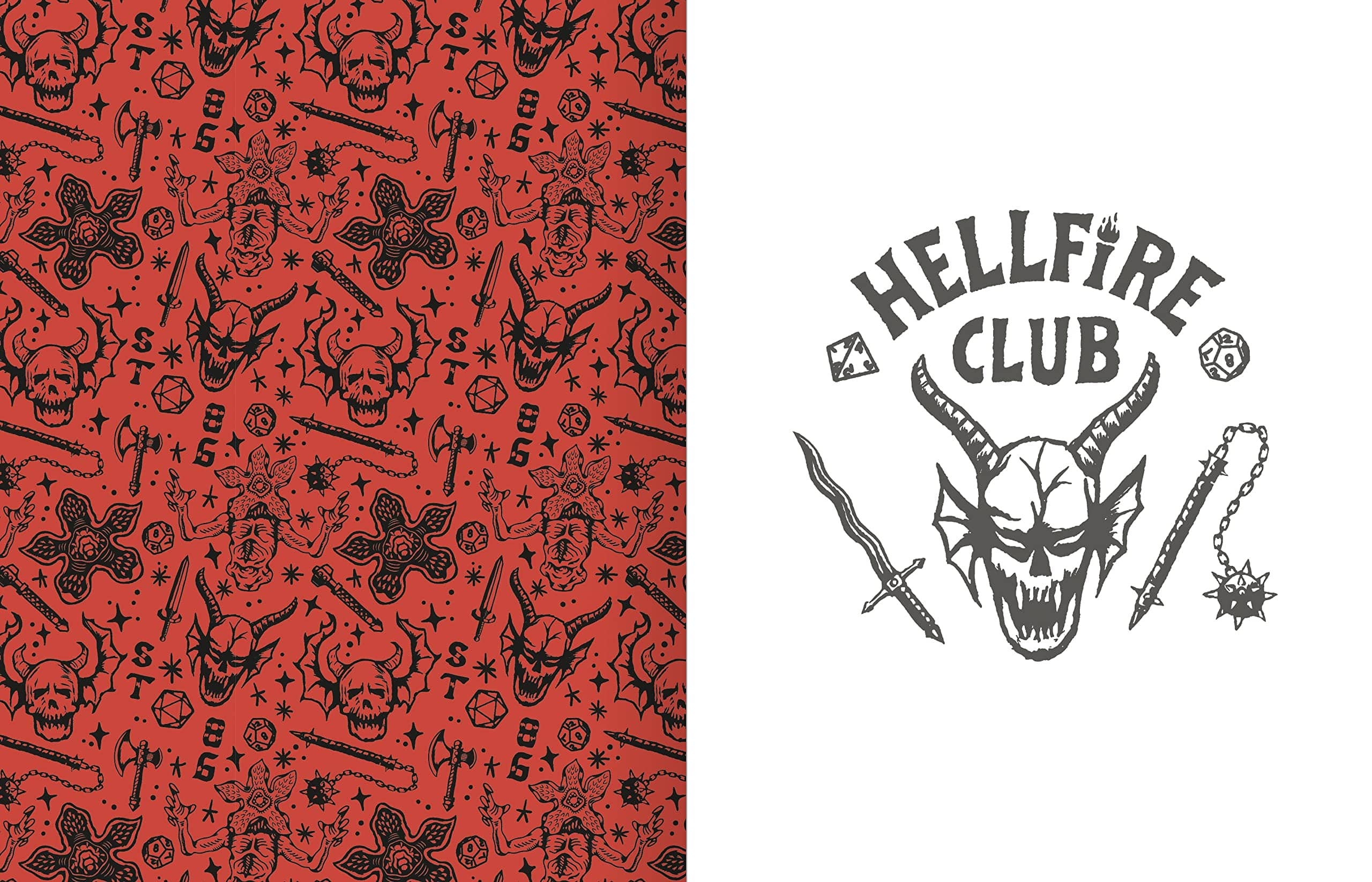 Stranger Things The Official Hellfire Club Notebook - Olleke Wizarding Shop Amsterdam Brugge London