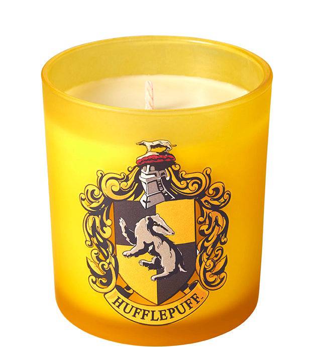 Harry Potter: Hufflepuff Scented Glass Candle - Olleke Wizarding Shop Amsterdam Brugge London