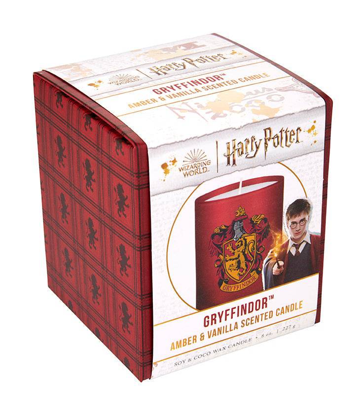 Harry Potter: Gryffindor Scented Glass Candle - Olleke Wizarding Shop Amsterdam Brugge London