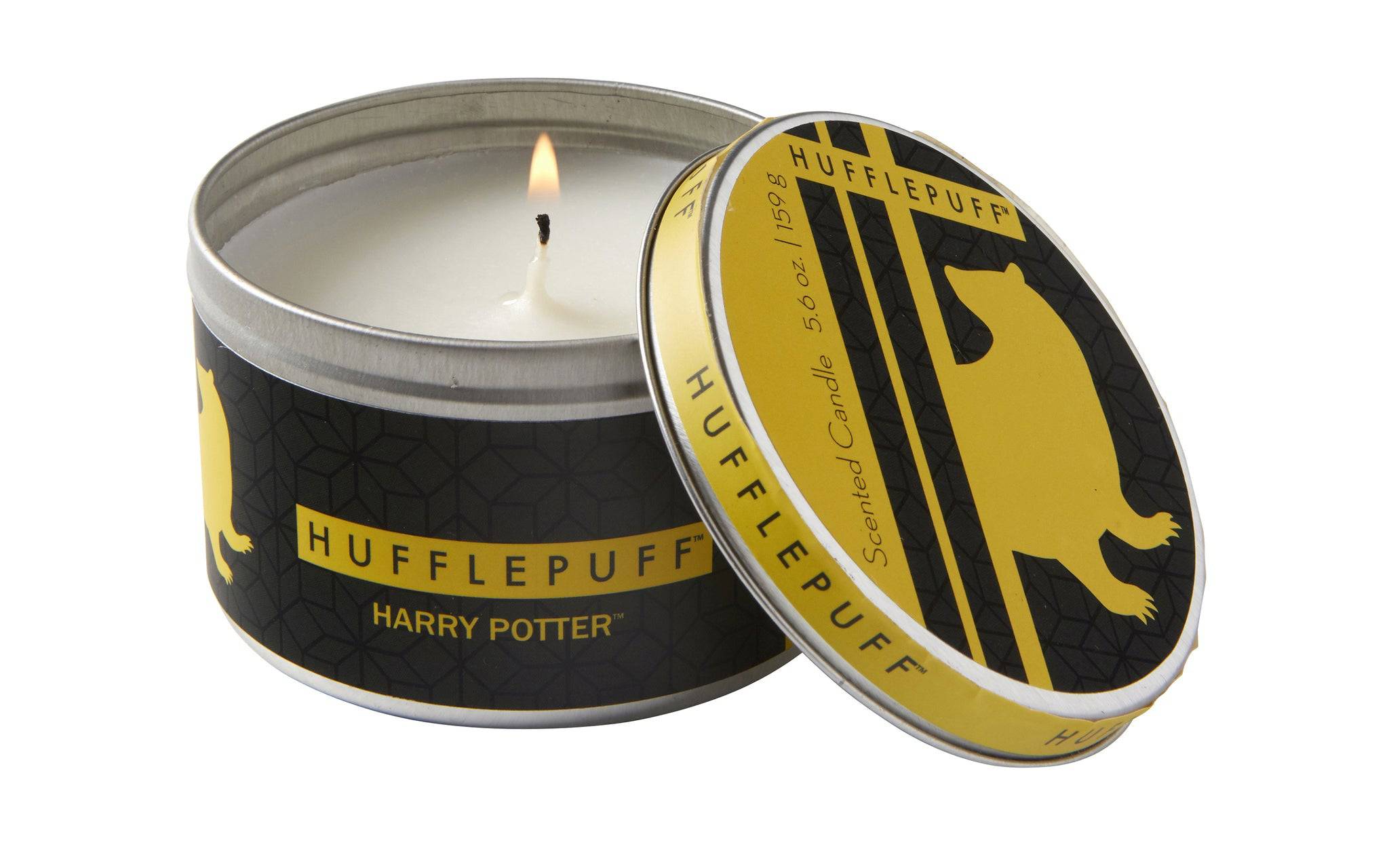 Harry Potter Hufflepuff Scented Tin Candle - Olleke Wizarding Shop Amsterdam Brugge London