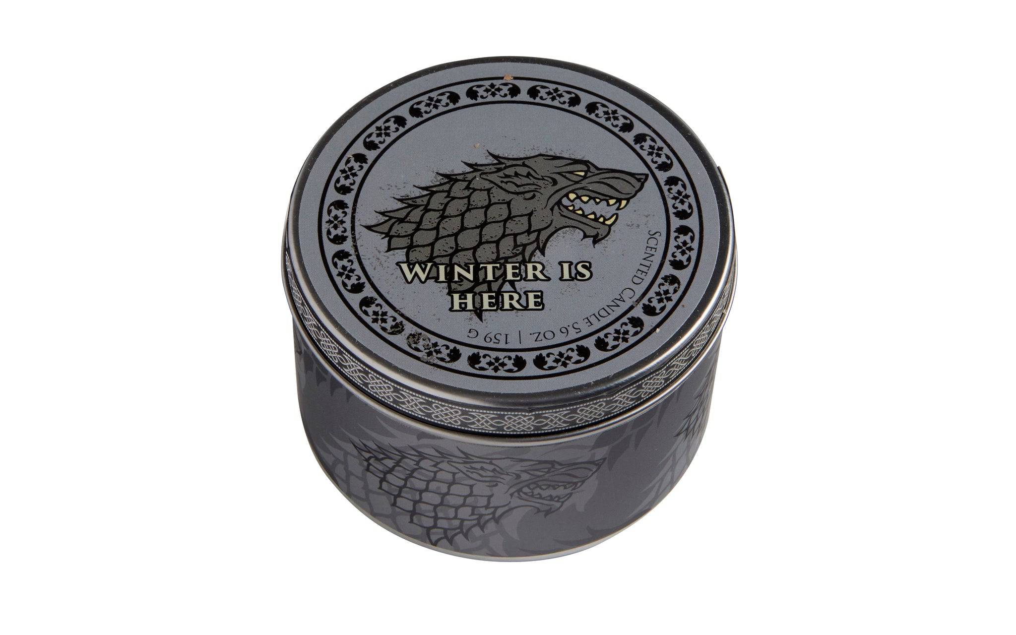 Game of Thrones: House Stark Scented Candle - Olleke Wizarding Shop Amsterdam Brugge London