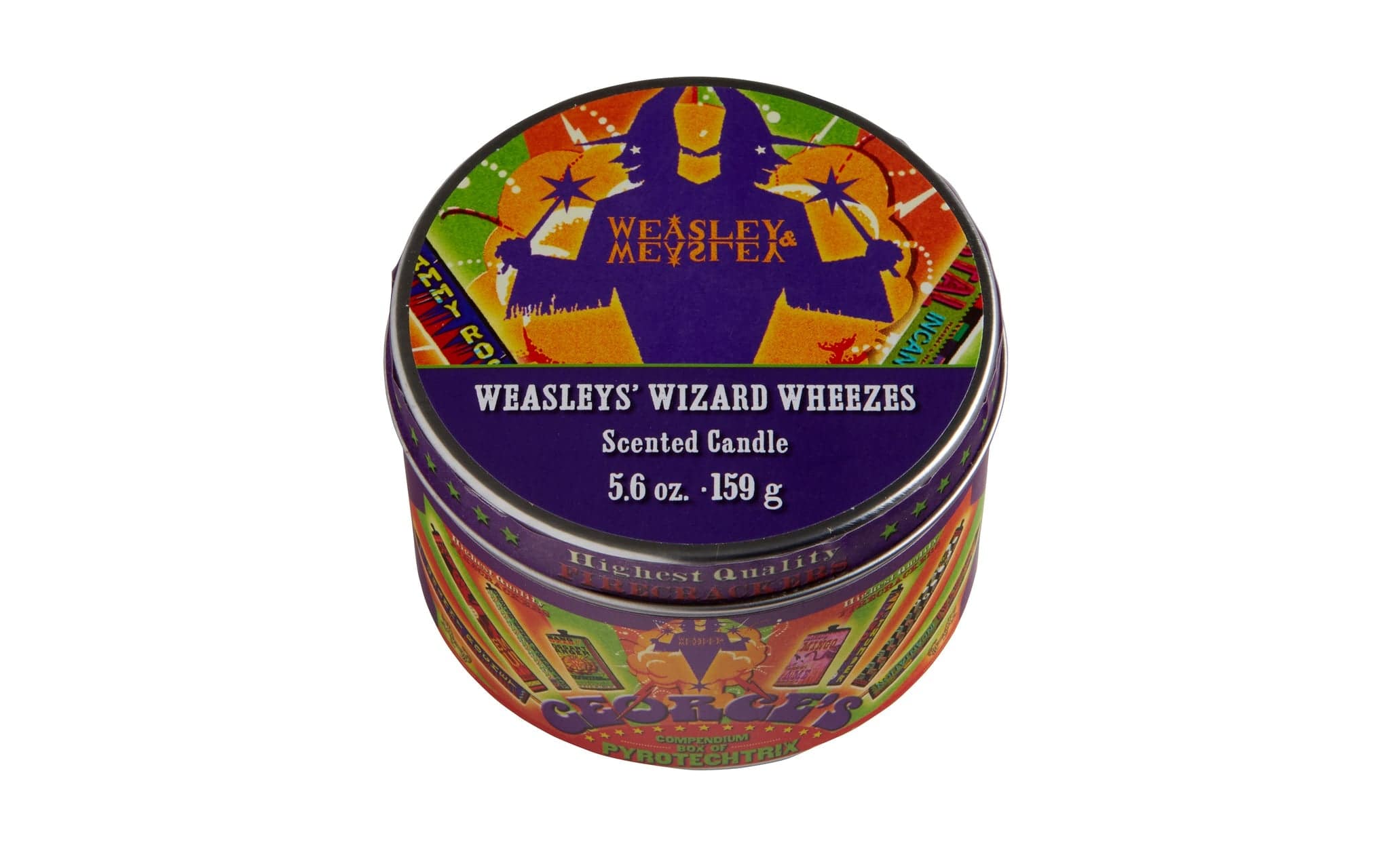 Weasley's Wizard Wheezes Scented Candle - Olleke Wizarding Shop Amsterdam Brugge London