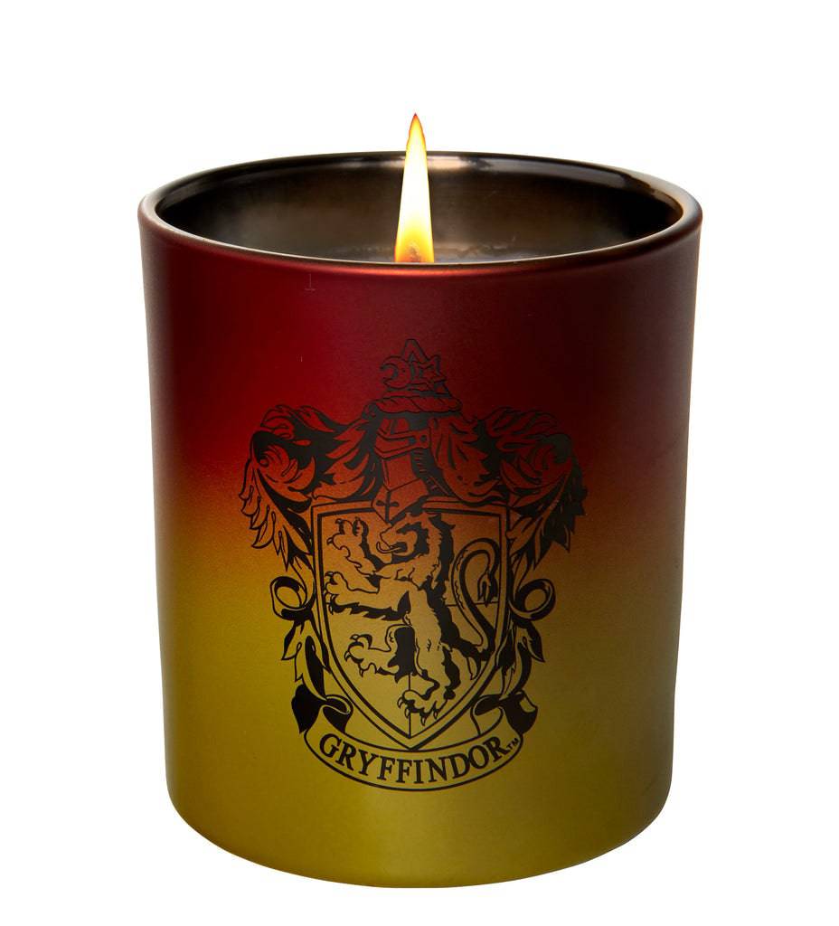 Harry Potter: Gryffindor Large Glass Candle - Olleke Wizarding Shop Amsterdam Brugge London