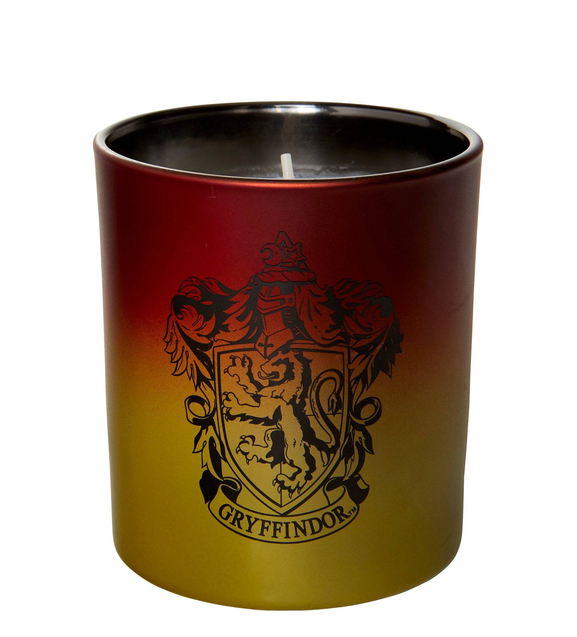 Harry Potter: Gryffindor Large Glass Candle - Olleke Wizarding Shop Amsterdam Brugge London