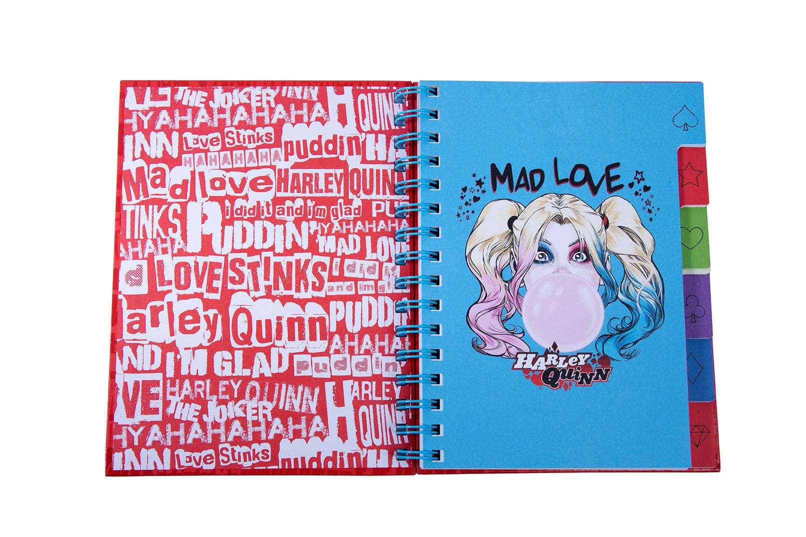 Harley Quinn Spiral Notebook - Olleke Wizarding Shop Amsterdam Brugge London