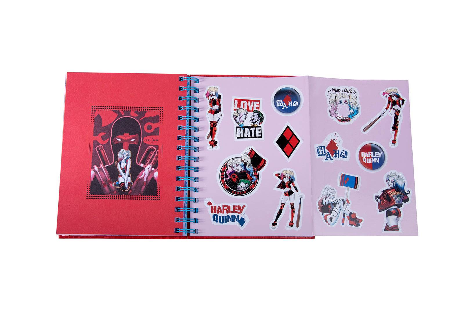 Harley Quinn Spiral Notebook - Olleke Wizarding Shop Amsterdam Brugge London