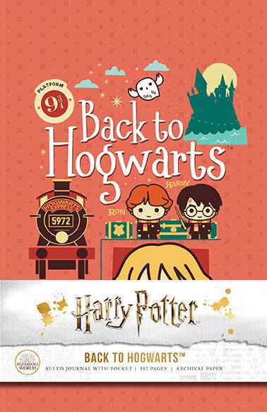 Back to Hogwarts Hardcover Ruled Journal - Olleke Wizarding Shop Amsterdam Brugge London