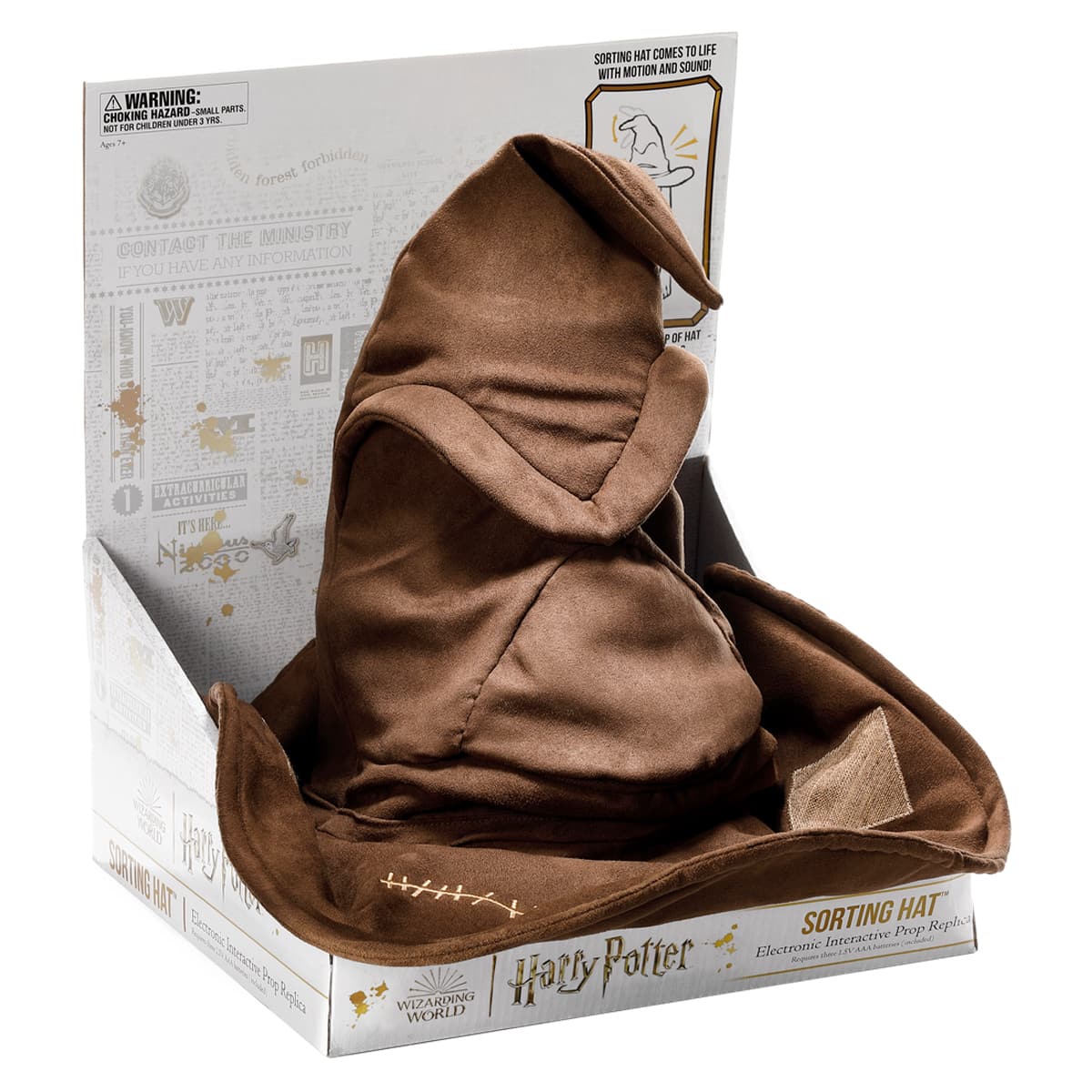 Harry Potter Interactive Sorting Hat - Olleke Wizarding Shop Amsterdam Brugge London