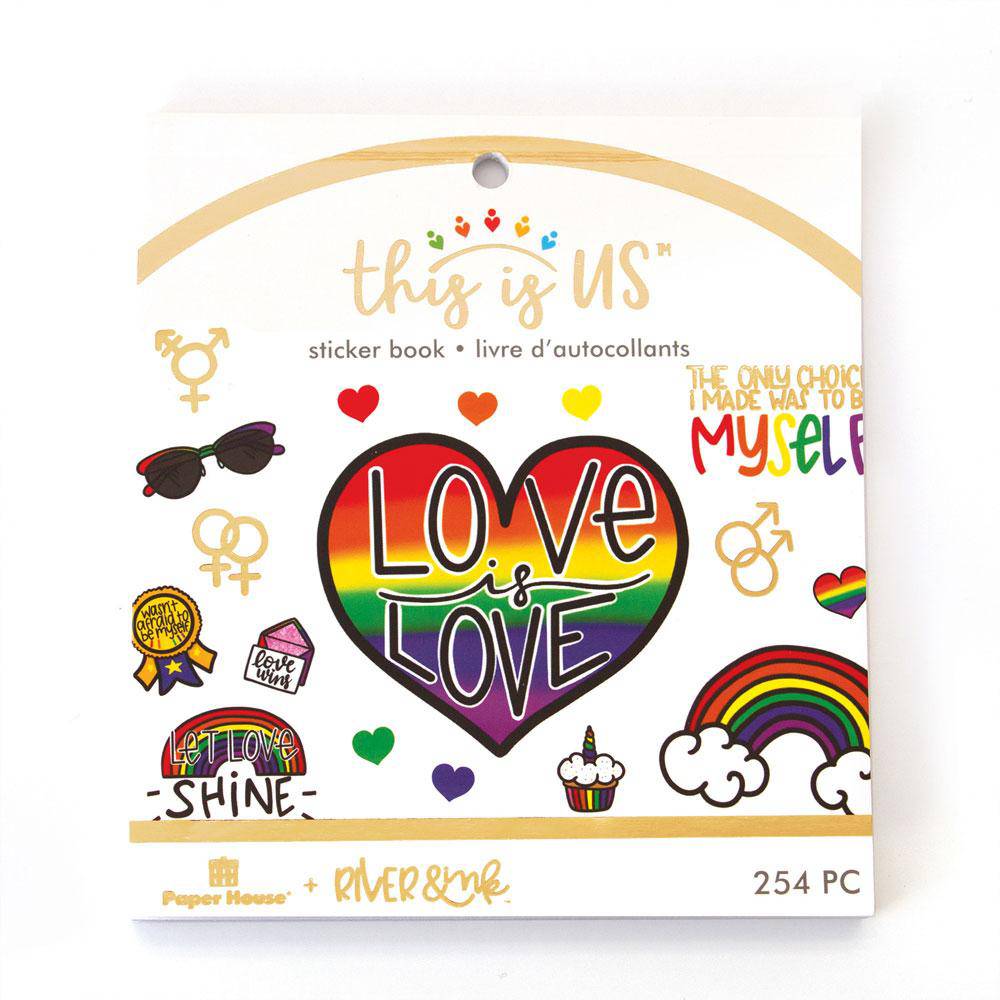 Love is Love Mini Sticker Book - Olleke Wizarding Shop Amsterdam Brugge London