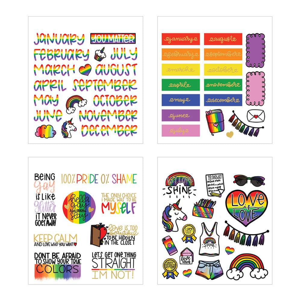 Love is Love Mini Sticker Book - Olleke Wizarding Shop Amsterdam Brugge London