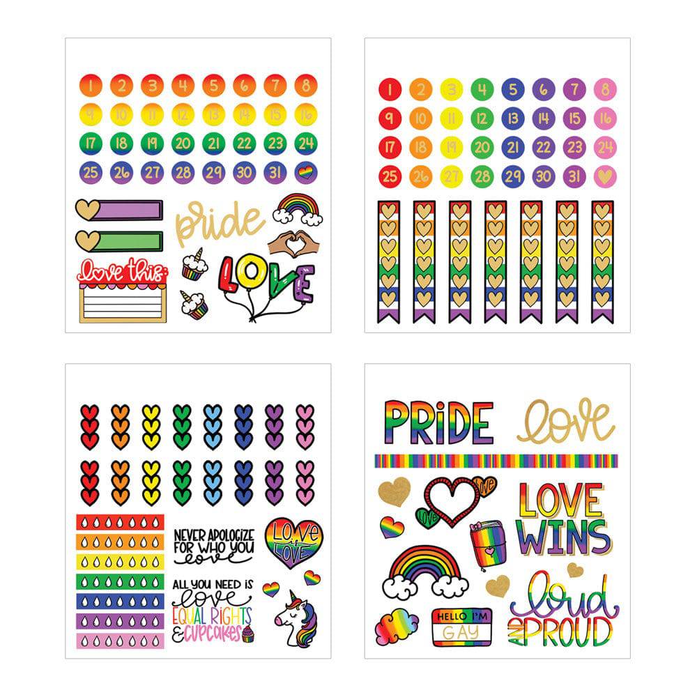 Love is Love Mini Sticker Book - Olleke Wizarding Shop Amsterdam Brugge London