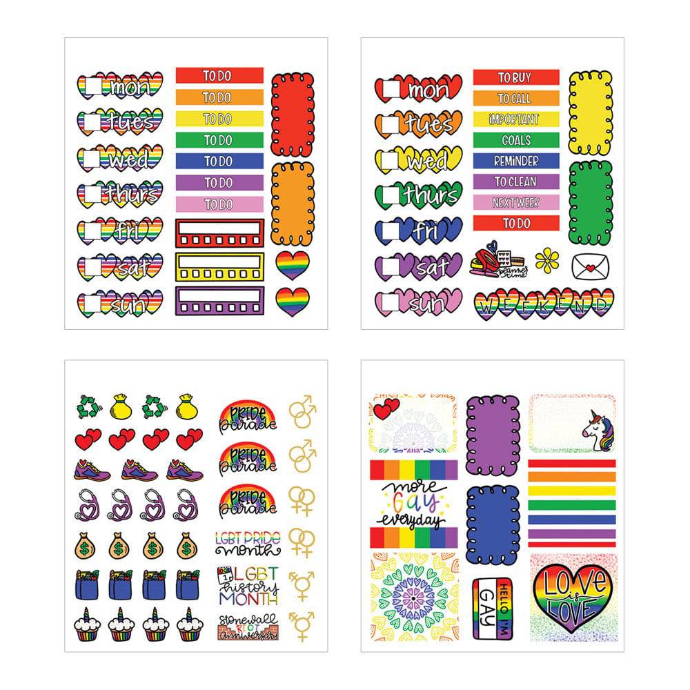 Love is Love Mini Sticker Book - Olleke Wizarding Shop Amsterdam Brugge London