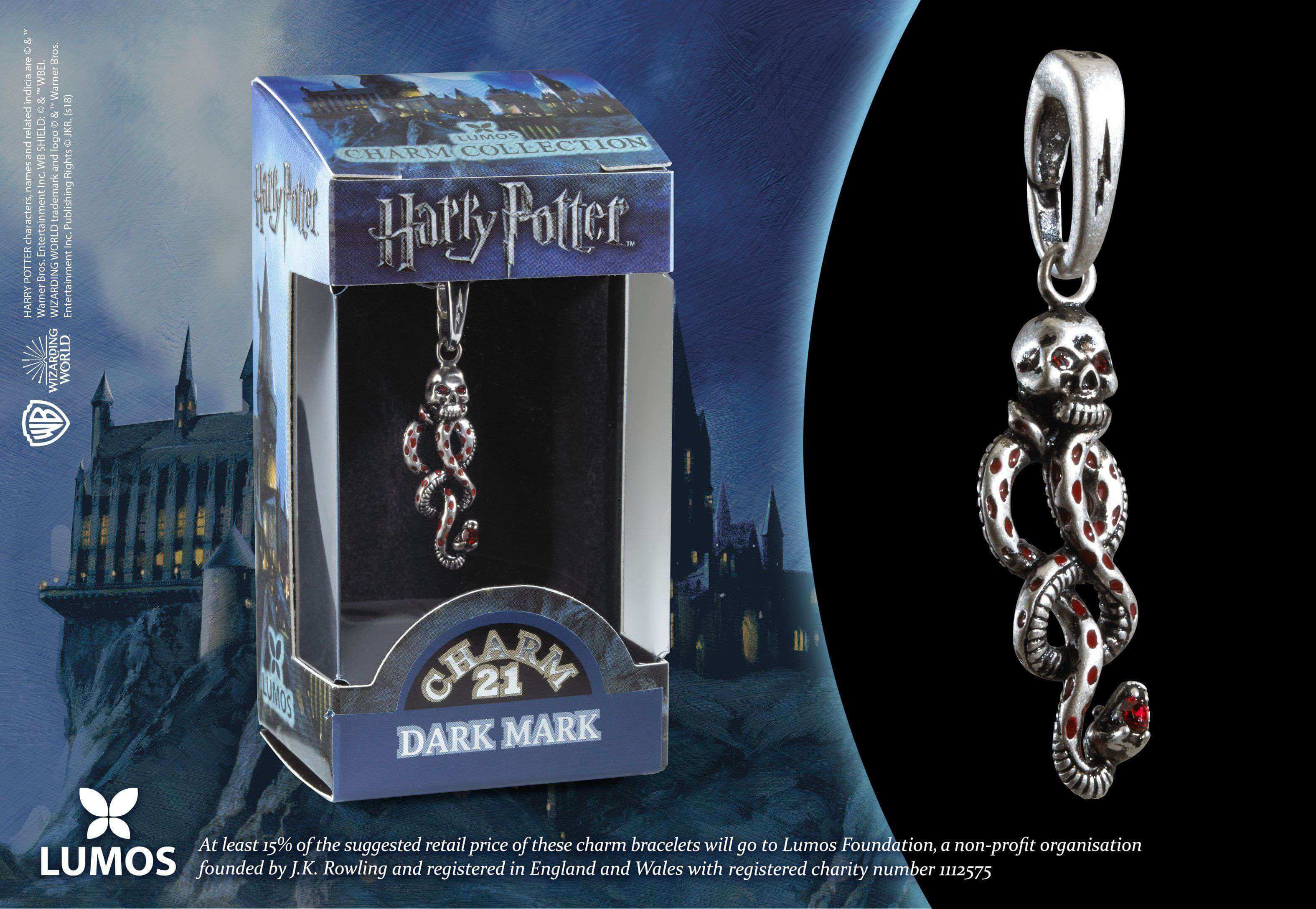 Lumos Charm 21 Dark Mark - Olleke Wizarding Shop Amsterdam Brugge London
