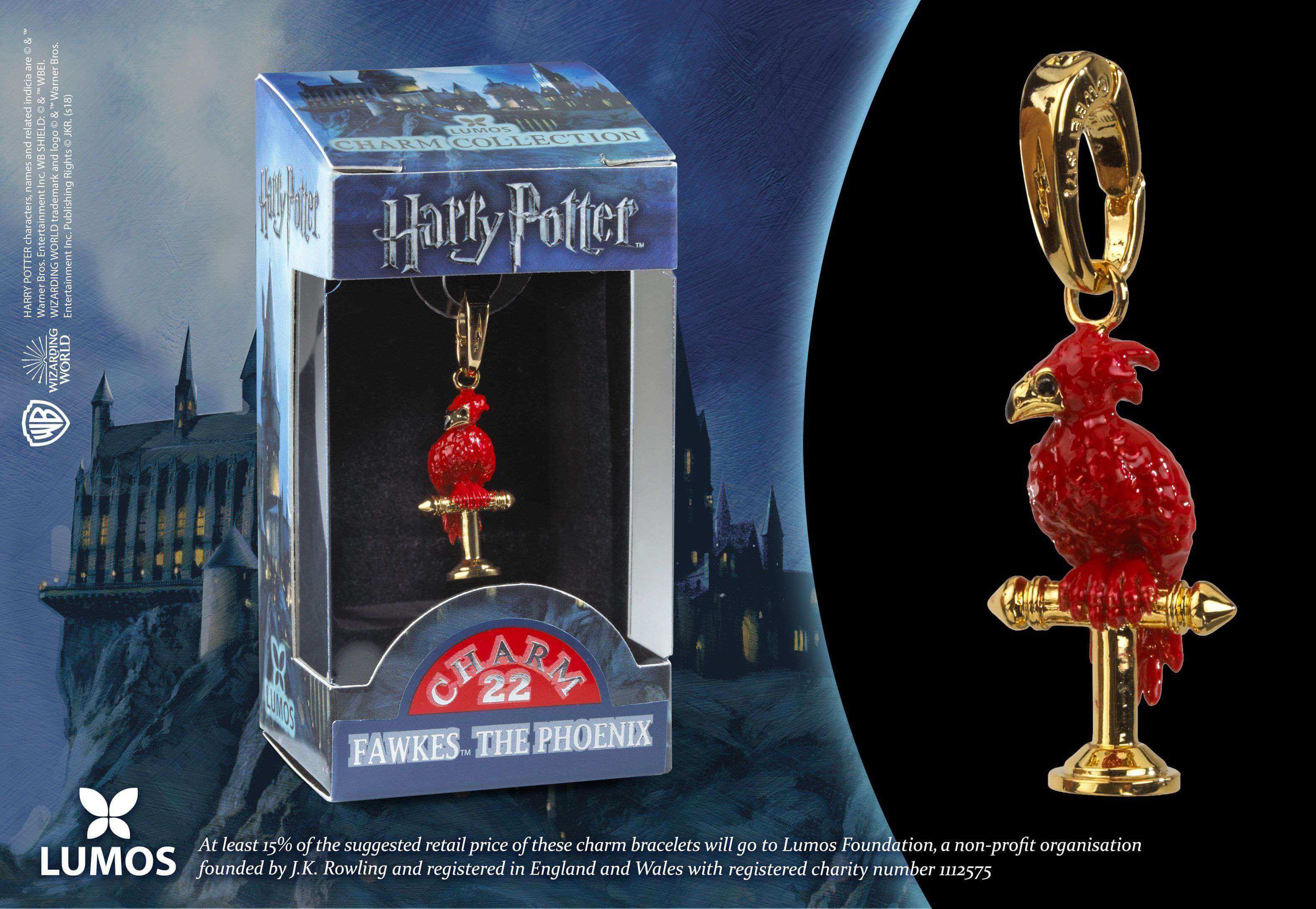 Lumos Charm 22 Fawkes the Phoenix - Olleke Wizarding Shop Amsterdam Brugge London